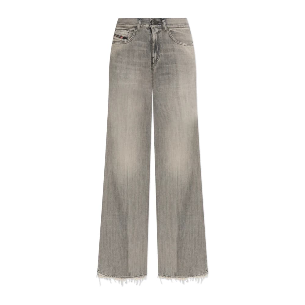 Jeans 1978 D-Akemi - Dames - Loose Fit Jeans - Grijs - W27 L32 - Leer - Jeans