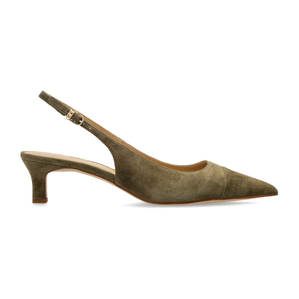 Amara Mid - Dames - Pumps - Groen - 40 EU - Leer - Schoenen
