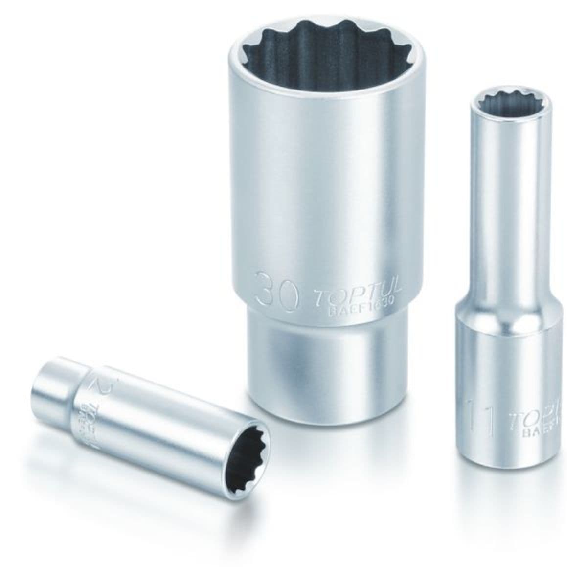 Twaalfkantige moer 3/8 TOPTUL 12 mm 12-kant