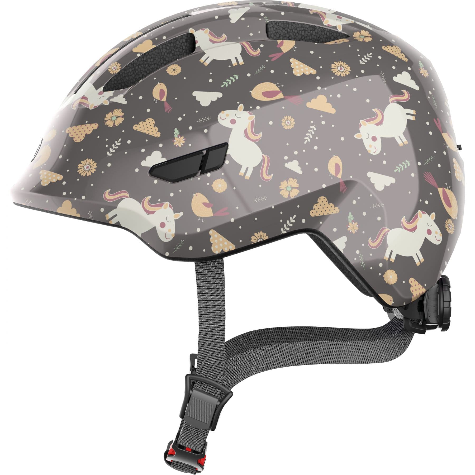 Abus Smiley 3.0, fietshelm, junior, grey horse