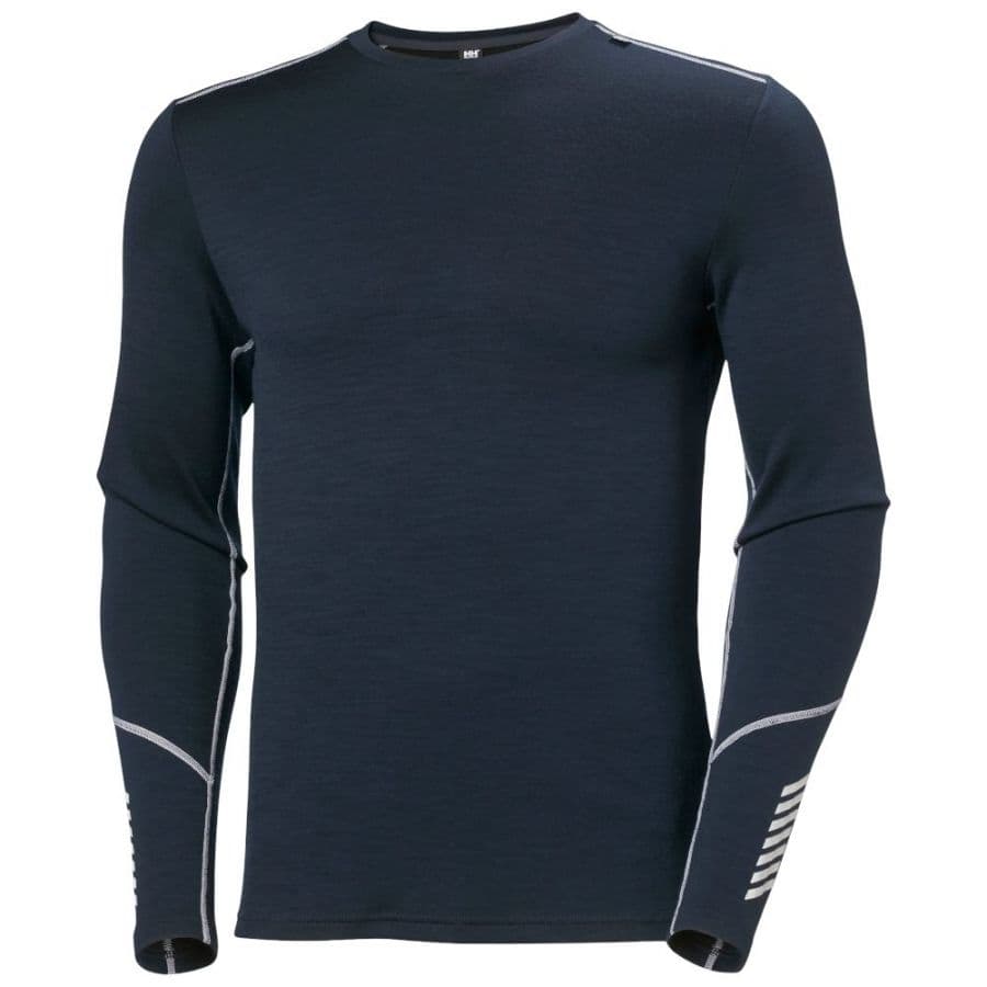 Helly Hansen Lifa Merino Midweight Crew, heren, navy