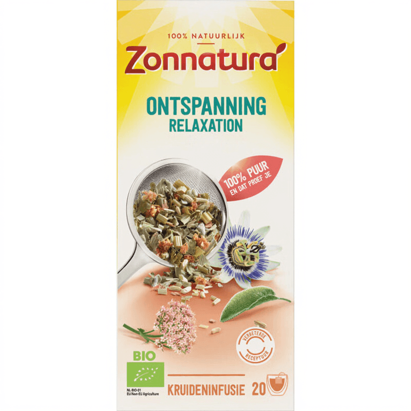 Zonnatura Bio Entspannungs-Kräutertee, 20 Beutel