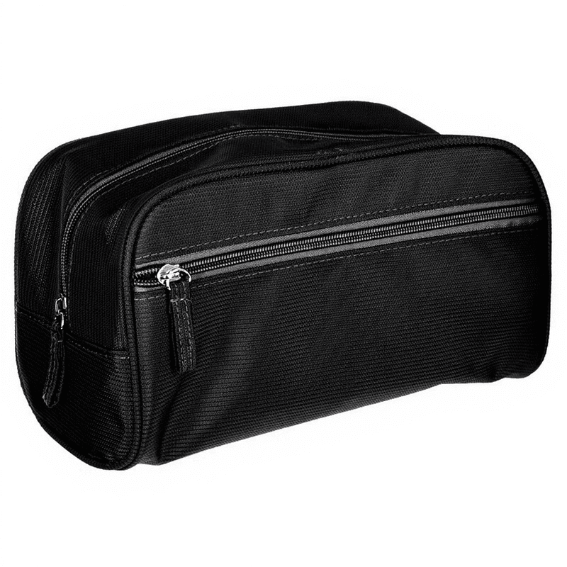 Trousse de toilette Body Beauty 24,5 x 11,5 x 15 cm Noir