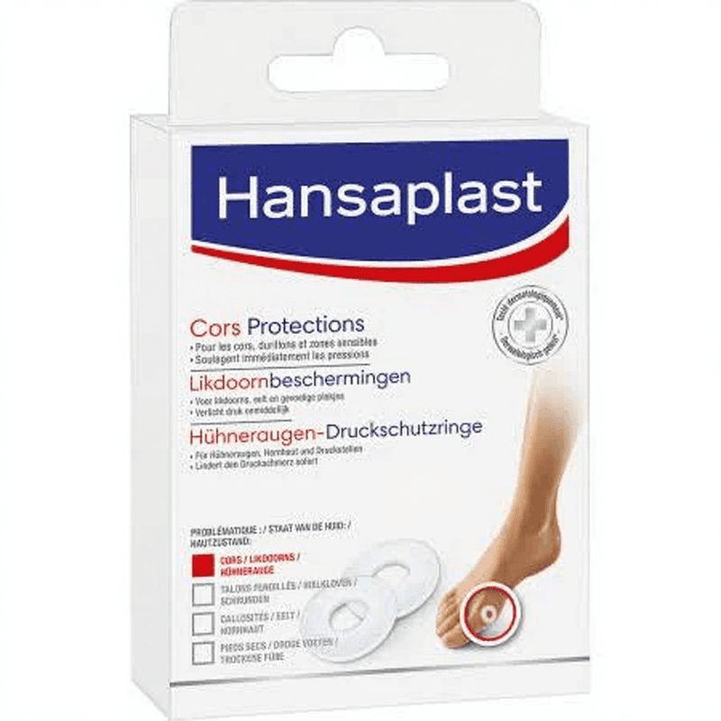 HANSAPLAST Feet - Pansements Cors - Lot de 20 pansements