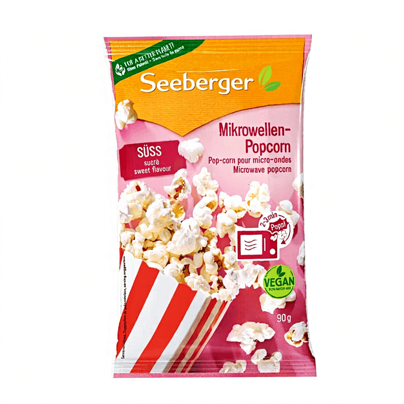 Seeberger Mikrowellen Popcorn Gezuckert 90 g