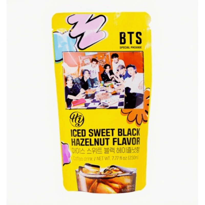 BTS Eiskaffee Süßer Schwarzer Kaffee Haselnussgeschmack 230ml