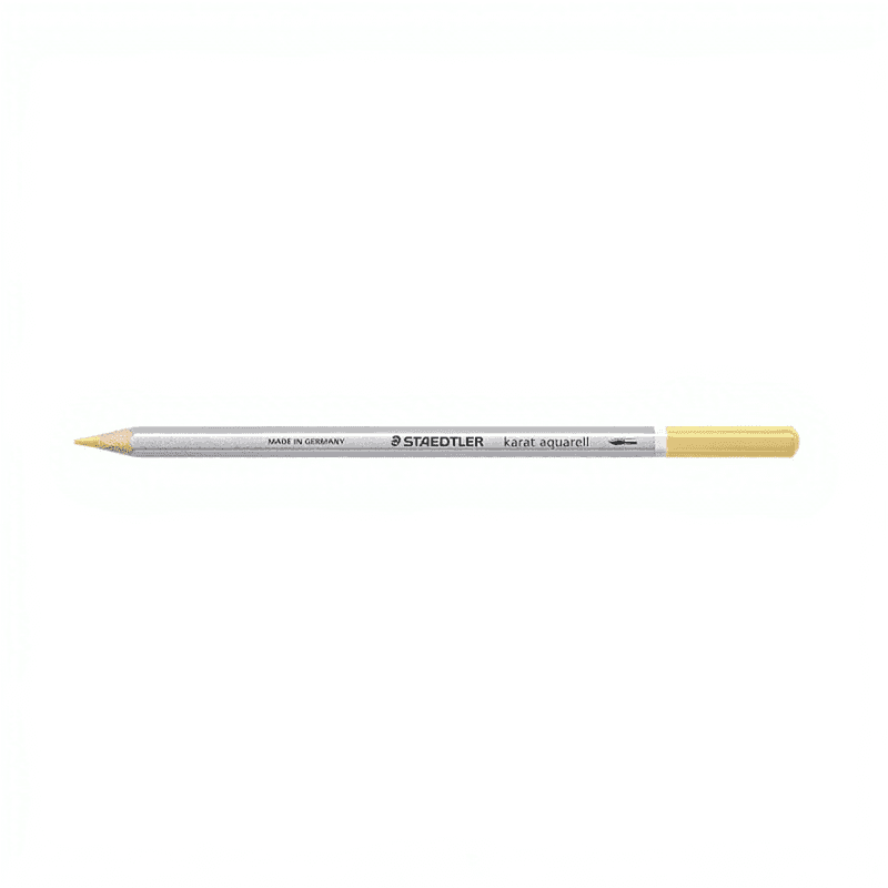 STAEDTLER Karat Aquarell hochwertige Aquarellfarbstifte, Lichter Ocker, 6 Stück