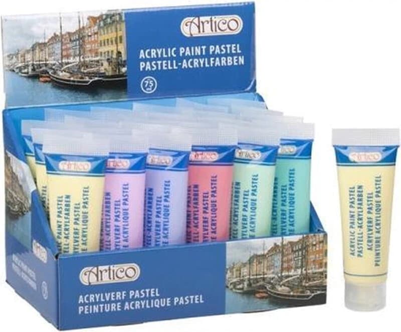 Artist & Co - Pastellfarbe Acrylfarbe, PV 75 ml zufällige Farbe
