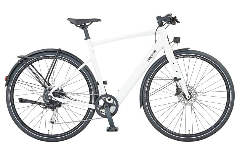 CADEAU : kit Prophete 3-en-1 – Prophete Urbanicer 2.0 vélo électrique, 28 pouces, autonomie jusqu’à 110 km, moteur arrière, LCD, 53 cm cadre