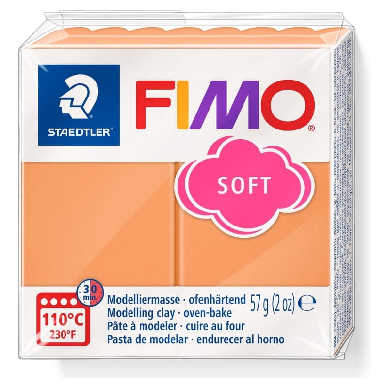 STAEDTLER FIMO Soft "Trendfarben 2024" Papaya-Sorbet 57 g
