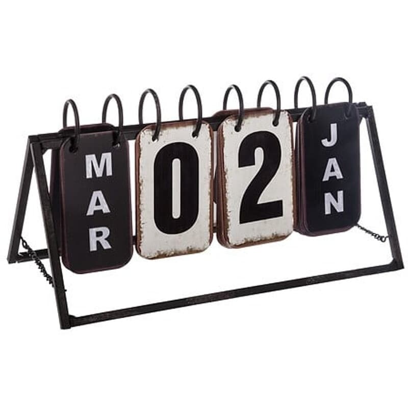 Vintage Metallkalender L27