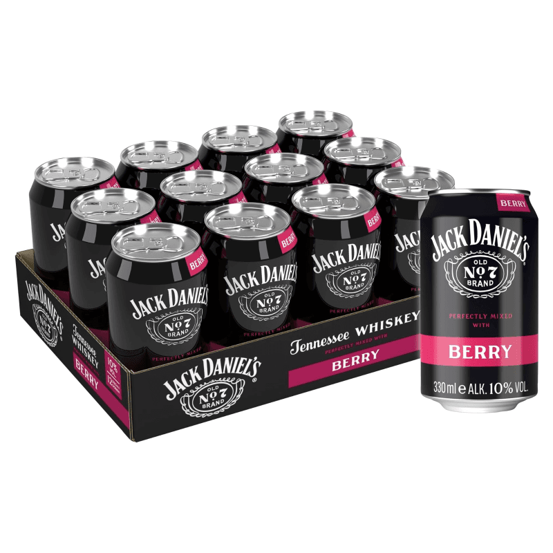 Jack Daniel's Old No. 7 & Beere Mischgetränk 12x0.33L