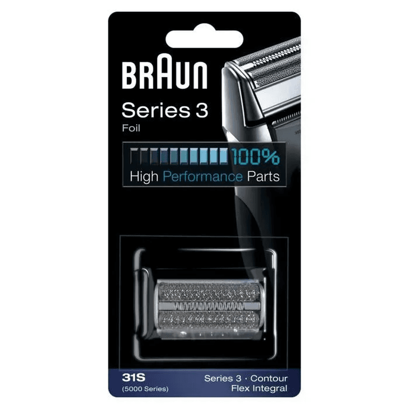 Braun Tête de rasoir compatible avec les rasoirs de la série 3, argenté