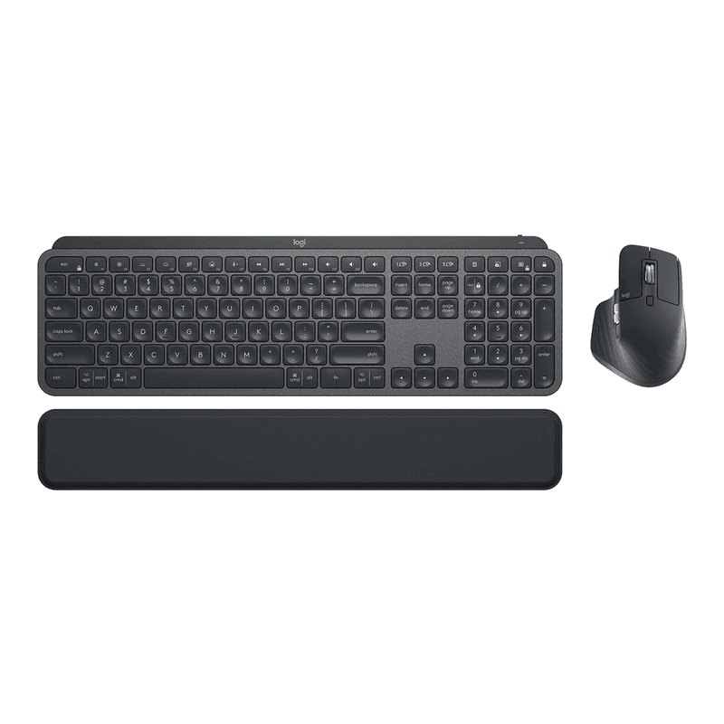 Logitech MX Keys Combo for Business Gen 2, kabelloses Tastatur- und Maus-Set (MX Keys + MX Master 3S), deutsches QWERTZ-Layout, Logi Bolt,