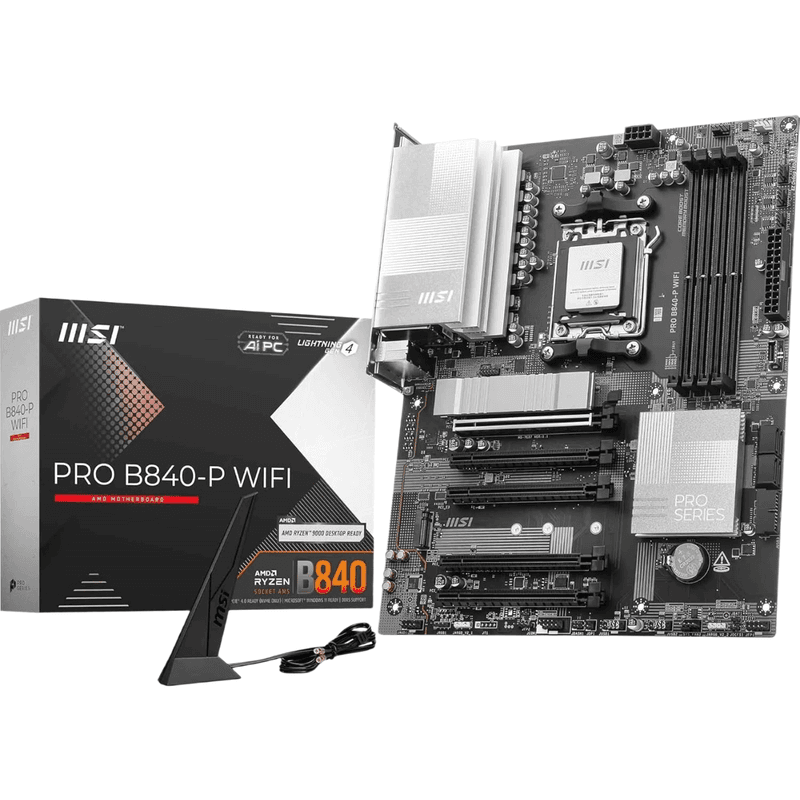 MSI PRO B840-P WIFI Mainboard AMD B840 Sockel AM5 ATX