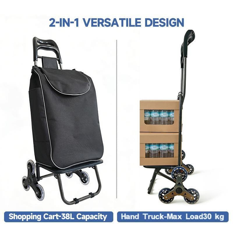 Strong bird 2026 Neuer Einkaufstrolley mit ergonomischem Griff, großes Fassungsvermögen – Europas meistverkauftes Modell, Treppensteiger-Design,