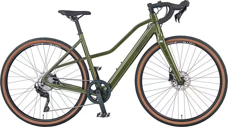 Prophete E-Bike 28 Zoll GRAVELER 1.0 48cm Rahmenhöhe, Grün, Gravel