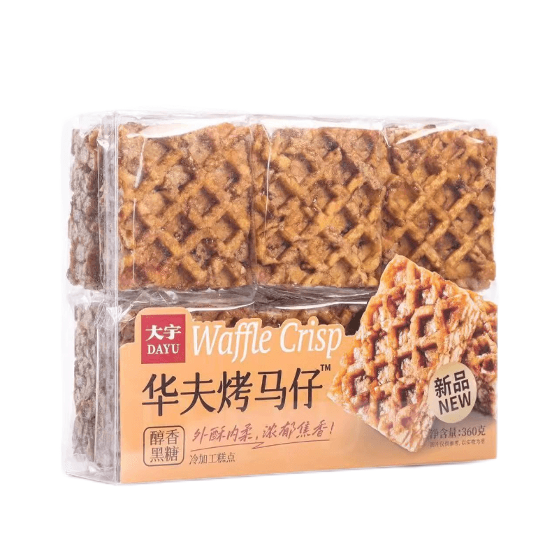 Dayu Biscuits gaufrettes (sucre noir riche) 360 g