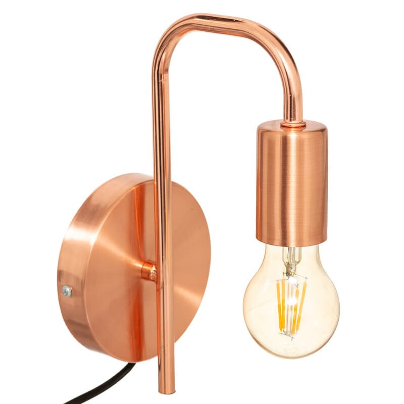 Keli Wandlampe, Durchmesser 12 cm, Kupfermetall