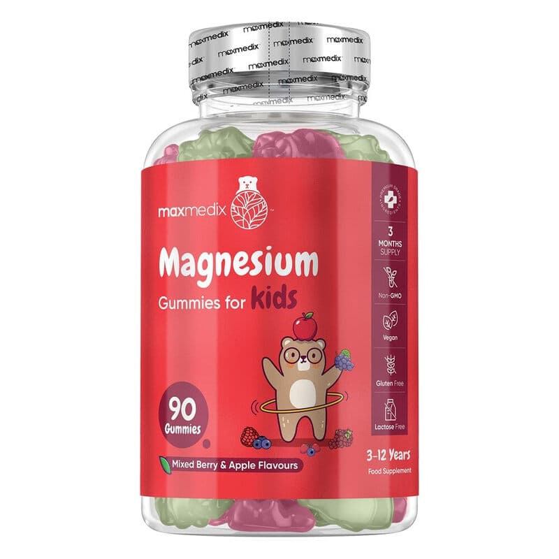 maxmedix Gommes de citrate de magnésium pour enfants, 90 gommes
