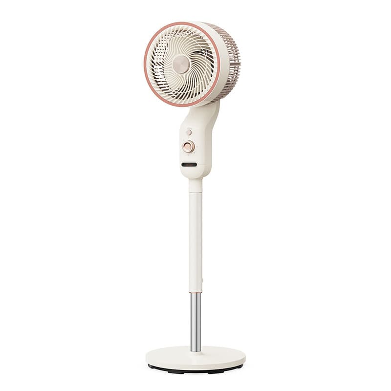 Bear Elektrischer Luftzirkulationsventilator, energiesparend, 360° Zirkulation, 34–41 Zoll höhenverstellbar, 3 Geschwindigkeitsstufen.