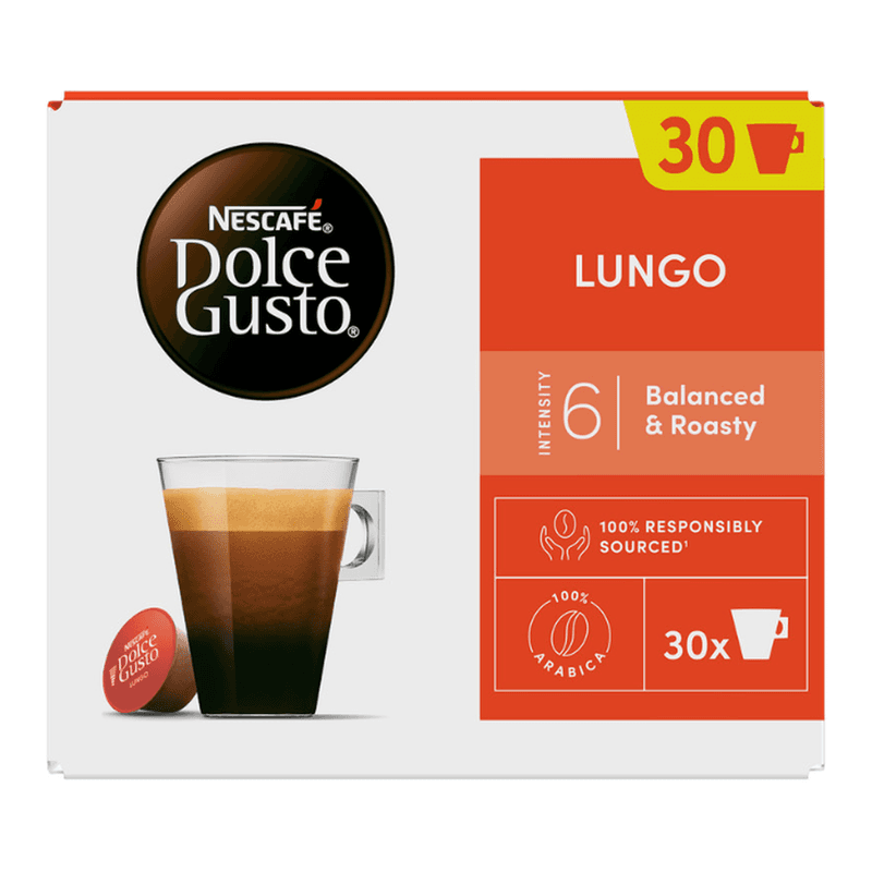 NESCAFÉ Capsules de café Lungo - 30 pièces, 168 g