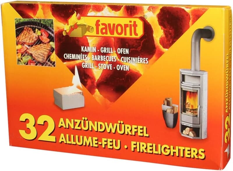 Favorit Feueranzünder für Grills, Kamine und Herde; weiße Feueranzünder auf Kerosinbasis, besonders leistungsstark und einfach zu handhaben; in