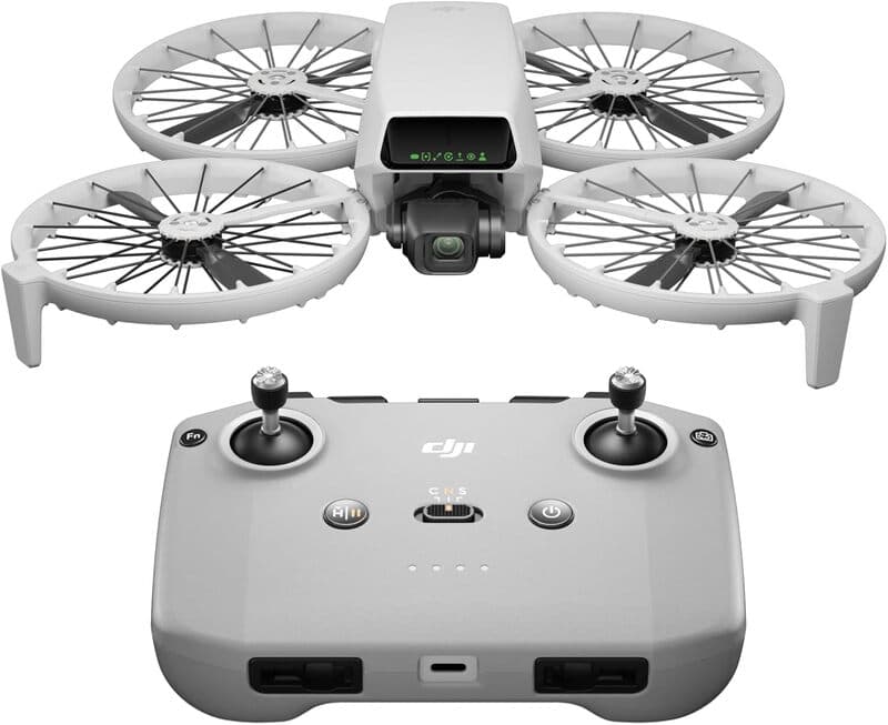 DJI Flip, Drohne mit 4k uhd-kamera für erwachsene | unter 249 g | 3-achsen-gimbal-stabilisierung | 13 km videoübertragung | start aus der hand |