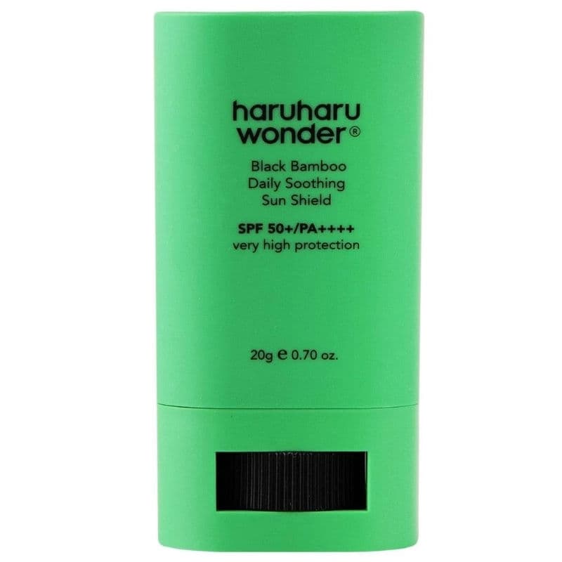 HaruHaru Wonder Black Bamboo Sunscreen Stick SPF50+ mit Bambussprossen - 20 g