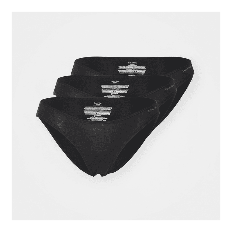 Calvin Klein Unterwäsche Bikini 3er-Pack UB1 - Damen Schwarz XL