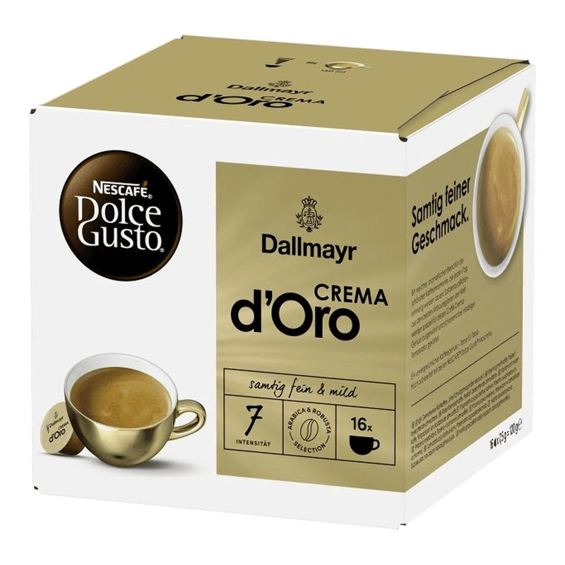 NESCAFÉ Dolce Gusto Dallmayr Crema d'Oro Kaffeekapseln 16 Stück 120 g