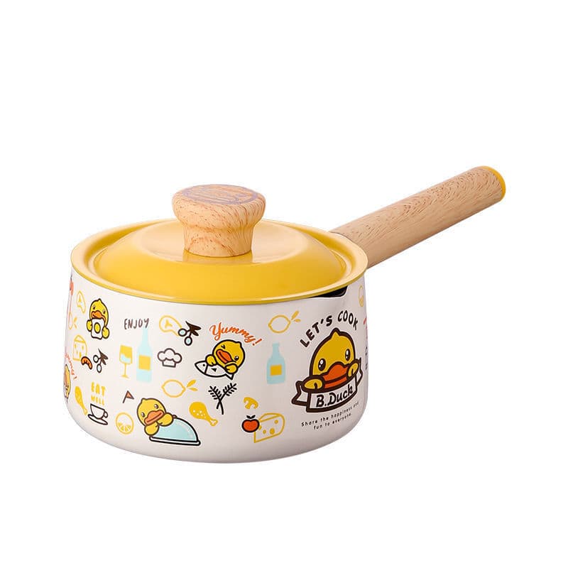COOKER KING x B.DUCK Stieltopf - Antihaft - Überlaufsicher - Für alle Herdarten - 16 cm