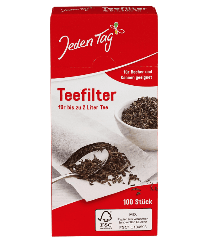 Tee-Filter Jeden Tag 100 Stück