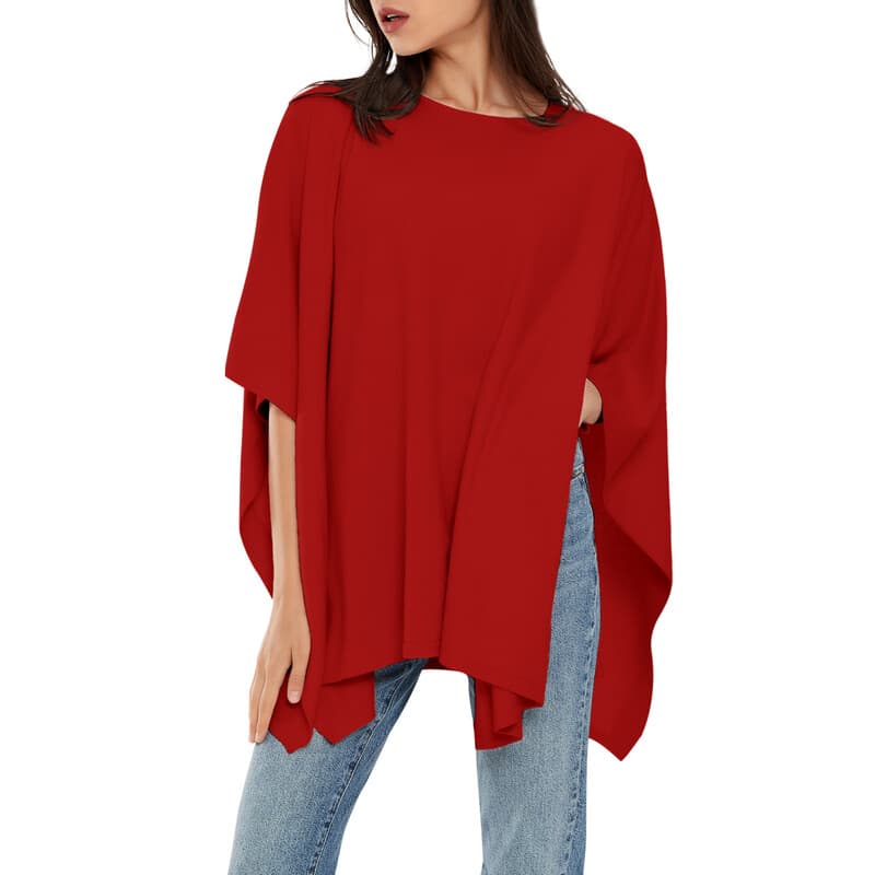 PULI Damen-Überwurf 0062 Rot