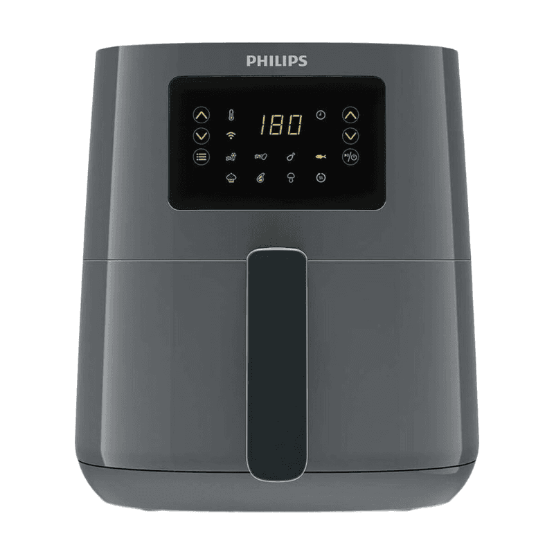 Philips Fryer Smart-Heißluftfritteuse Serie 5000 HD9255/60 1400 W, Grau