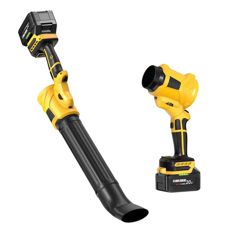 FLORA GUARD kabelloser Laubbläser 600 W – elektrischer handgeführter Laub- und Schneebläser 21 V, Hochgeschwindigkeits-Luftstrom 50 m/s, 6-stufig