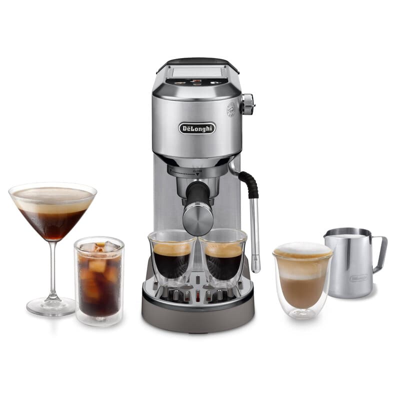 DE‘LONGHI Dedica Duo EC890.M Siebträgermaschine Edelstahl