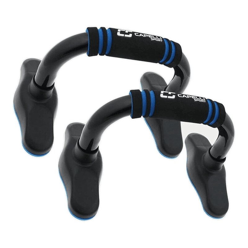 Capelli Sport Push-Up-Stangen-Halter und -Griffe mit rutschfestem, stabilem Design, tragbar für Heimfitness- und Bodentraining
