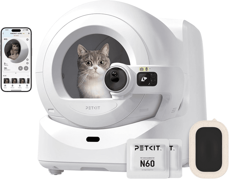 PETKIT Purobot Ultra selbstreinigende katzentoilette und katzenstreubox mit kamera
