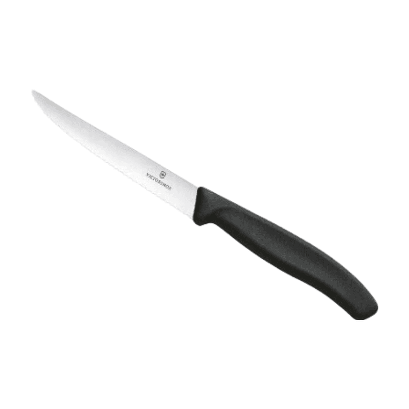 Victorinox Swiss Classic Steakmesser 11cm Gerade Klinge Schwarz