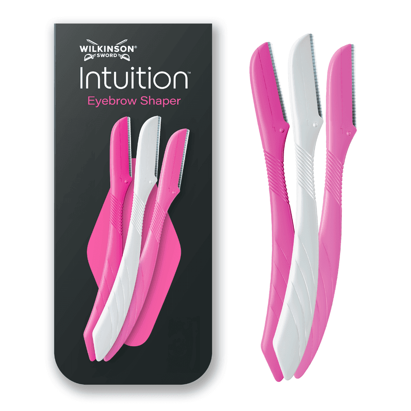 WILKINSON SWORD Intuition - Outil Dermaplaning Eyebrow Shaper - 3 Accessoires et 1 Embout