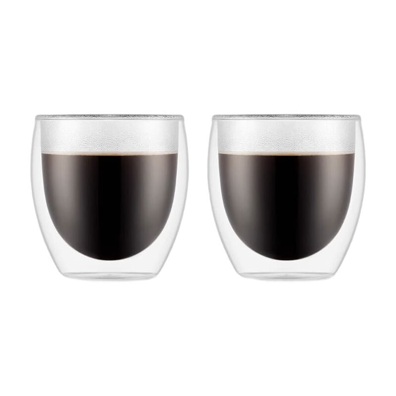 Bodum Pavina Lot de 2 verres à double paroi - 250 ml