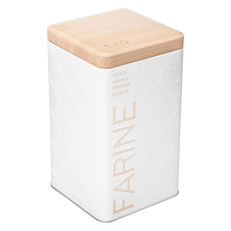 Skandinavische Mehlaufbewahrungsbox 1 kg
