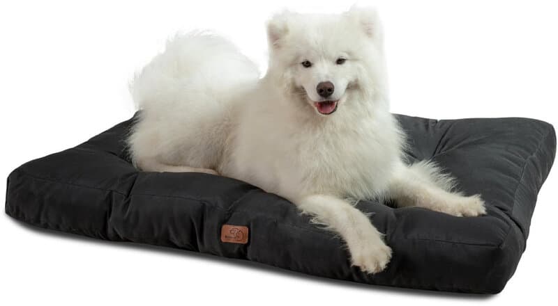 Bedsure Hundebett - wasserdicht - Größe M - 76 x 50 x 10 cm - Schwarz