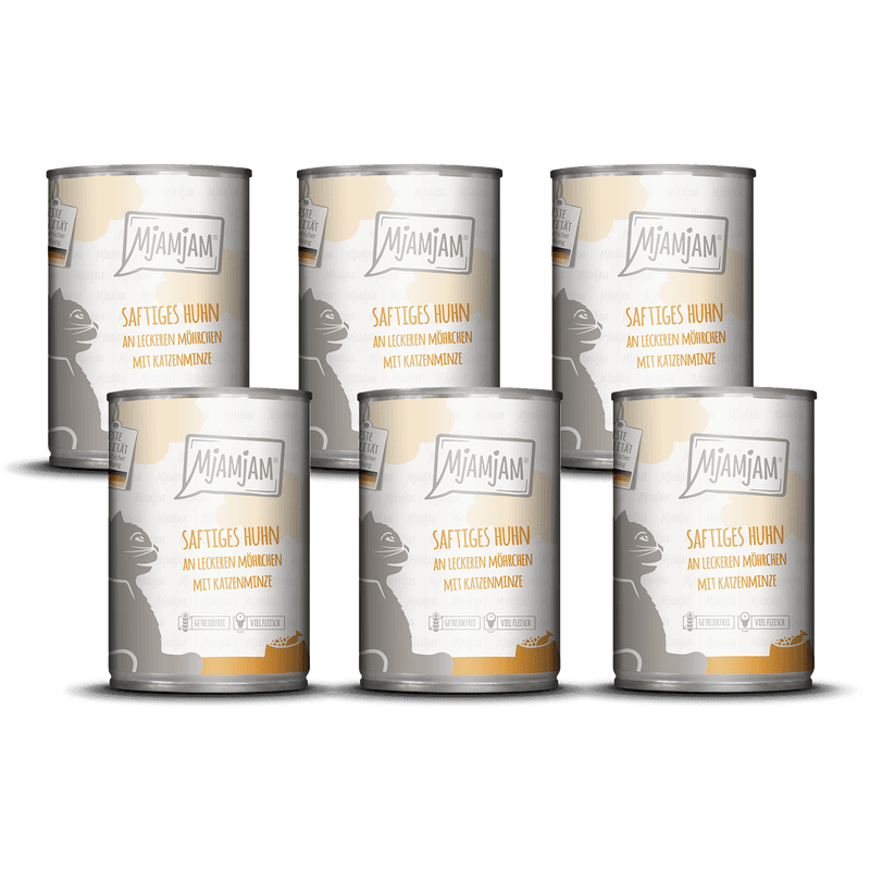 MjAMjAM Saftiges Huhn an leckeren Möhrchen 6 x 400 g