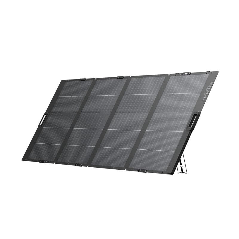 ECOFLOW 400W Tragbares SolarPanel 0% VAT, Faltbares Solarmodul für Delta Tragbare Powerstation, bifaziales Design, 25% Wirkungsgrad, IP68 wasserfest,