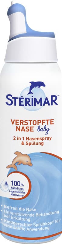 STÉRIMAR Baby 2-in-1 Nasenspray und Nasenspülung bei verstopfter Nase