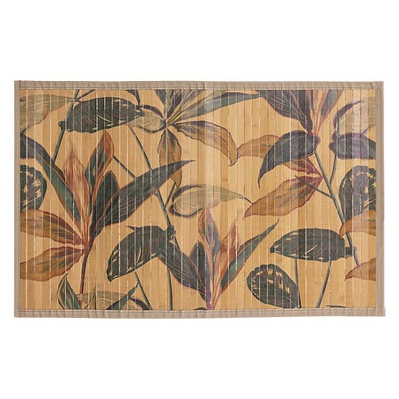 Palawan Bambus-Badvorleger mit Lamellen 50 x 80 cm