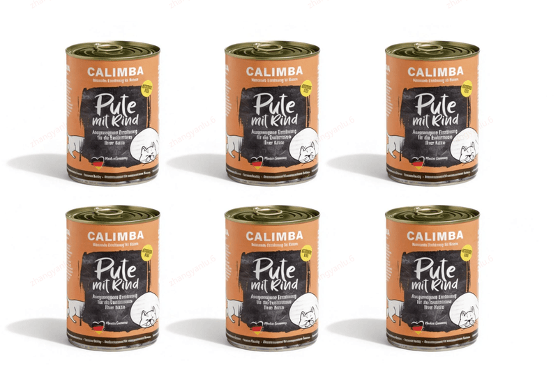 CALIMBA Pute, Rind & Schwein getreidefrei 6 x 400 g