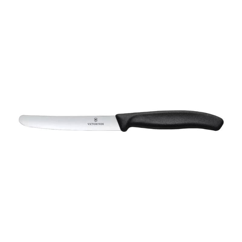 Swiss Classic, Tafelmesser, 11 cm, gerade, schwarz
